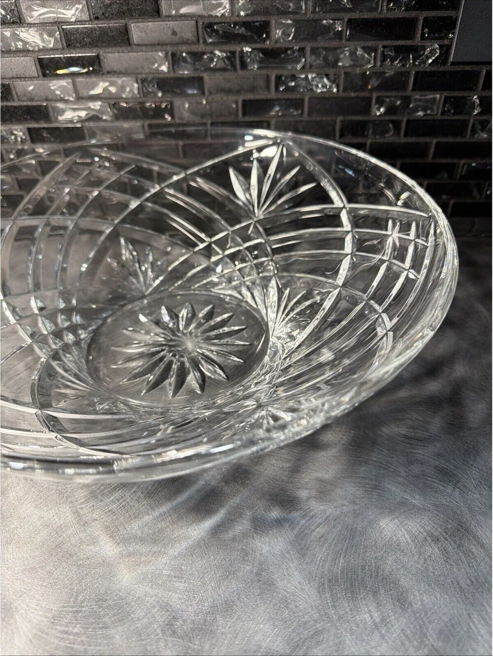 WATERFORD Marquis MAXIMILLION CENTERPIECE BOWL, Cut Lead Crystal, 12